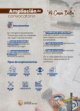 Volante Ampliación de subsidio de mejoramiento de vivienda “Mi Casa Bella” - 01