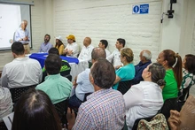 Trabajar de la mano con la administración del alcalde Eder  es el compromiso de la comuna 22