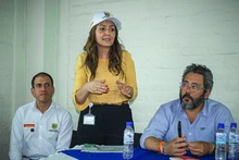 Trabajar de la mano con la administración del alcalde Eder  es el compromiso de la comuna 22