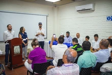 Trabajar de la mano con la administración del alcalde Eder es el compromiso de la comuna 22