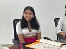 Ella es Antonella Rojas, la secretaria de Bienestar Social del Gabinete  Infantil Distrital que sueña con ser sicóloga