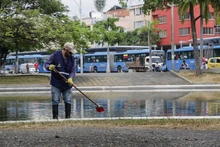 Continúan labores de mantenimiento en las fuentes ornamentales  de Cali 