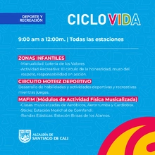 La Ciclovida: Un espacio donde el deporte y la cultura ciudadana se encuentran