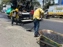 Comenzó el arreglo a las vías aledañas al estadio Pascual Guerrero; alcaldía de Alejandro Eder las dejará ¡1A! 