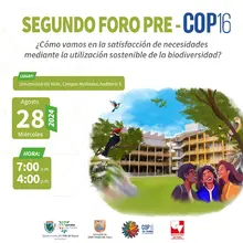 Este miércoles, Univalle lidera segundo foro de la agenda académica pre-COP16