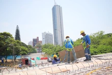 Las obras del puente vehicular de la Calle 15N con Av. 2n entraron en su etapa final