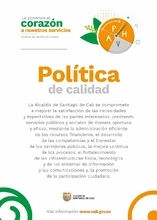Conoce la Política y Objetivos de Calidad: le ponemos el corazón a nuestros servicios