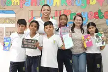 Alcaldía de Cali entrega la primera de 14 modernas bibliotecas escolares en  las que se están invirtiendo $1100 millones