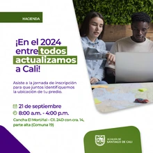 Con su participación también se actualiza catastralmente a Cali