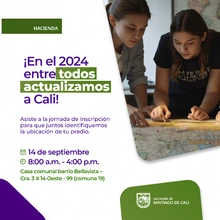Con su participación también se actualiza catastralmente a Cali