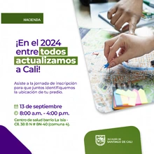 Con su participación también se actualiza catastralmente a Cali