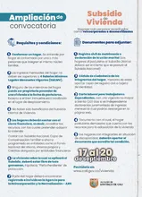 Ampliación Subsidios para Desmovilizados