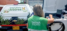 Vehículos del Dagma y Movilidad pasaron por la medición de emisiones contaminantes con las dos nuevas unidades móviles especializadas 
