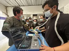 Tras dos meses de recuperación, el águila coronada herida con perdigones logró rehabilitarse en el Hogar de Paso del Dagma y será liberada