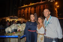En la inauguración del stand de Cali, en la Plaza de Cayzedo, fue presentada ‘Floresmira’, la gata COP16