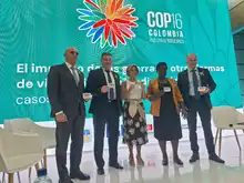 Desde la Cop16 piden detener las guerras y hacer la paz con la naturaleza