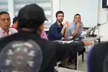 En mesa de trabajo, la ciudadanía participó activamente con miras a construir una movilidad segura y eficiente