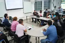 En mesa de trabajo, la ciudadanía participó activamente con miras a construir una movilidad segura y eficiente