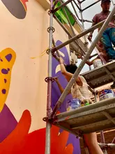 En el marco de la COP16, el Teatro Municipal inaugura un mural que refleja la Cultura y Biodiversidad del Pacífico