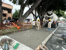 La calle 9 se recupera con rapidez: barrio Los Cámbulos tendrá su vía  lista a comienzos de diciembre