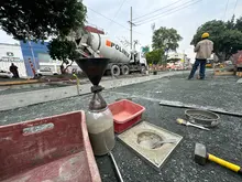 La calle 9 se recupera con rapidez: barrio Los Cámbulos tendrá su vía  lista a comienzos de diciembre