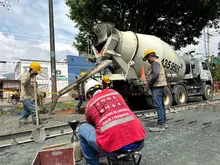 La calle 9 se recupera con rapidez: barrio Los Cámbulos tendrá su vía  lista a comienzos de diciembre