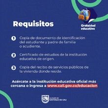 ¡En 2025, ningún niño sin estudiar!: Cali garantiza más cupos disponibles en colegios oficiales