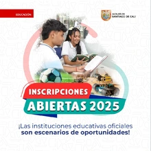 ¡En 2025, ningún niño sin estudiar!: Cali garantiza más cupos disponibles en colegios oficiales
