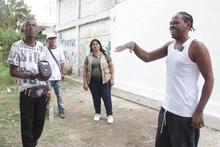 En Manuela Beltrán, un muro unió esfuerzos, voluntades y corazones