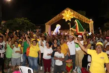 Alcaldía de Cali acompañó la ‘Velatón’ en el Bulevar de Oriente: se encendió una luz de esperanza en los comedores comunitarios 
