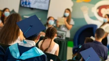 Se vivieron emotivamente los grados y promociones simbólicas en el Aula Lili