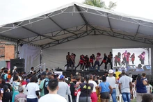 ‘Vivamos la Fiesta en Paz’ llegó con su mensaje de cultura ciudadana a las comunas 13, 14, 15 y 21 del oriente de Cali  