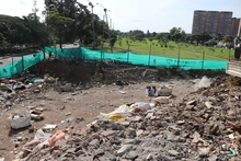 Estación de Transferencia de la Av. Simón Bolívar con Carrera 50 sigue libre de escombros