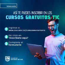 Alcaldía ofrece cursos gratis en tecnologías para todos los ciudadanos desde los ocho años de edad