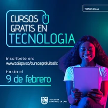 Alcaldía ofrece cursos gratis en tecnologías para todos los ciudadanos desde los ocho años de edad