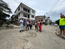 Alcalde Eder se compromete con Ciudad Modelo: sus vías tendrán recuperación a corto, mediano y largo plazo