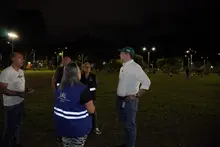 El parque de La Flora recuperó su iluminación: espacios para las  familias son prioridad del alcalde Alejandro Eder