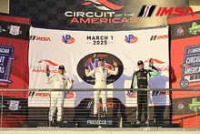 El piloto caleño Óscar Tunjo debutó con ‘pole position’ y podio en el Circuito de las Américas, en Estados Unidos