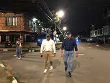 402 luminarias led llenan de luz y seguridad al barrio Antonio Nariño