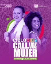 Ciclovida ‘Cali en Voz de Mujer’: jornada para conmemorar un domingo muy especial