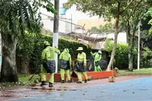 Alcaldía de Cali lideró jornada de embellecimiento y acción ambiental en el barrio Santa Anita
