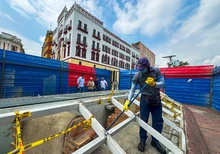 La Administración Distrital de Cali activó todas las acciones y medidas para preservar los vestigios del Puente Ortiz y el Bulevar del Río