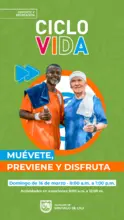 Muévete, previene y disfruta: la Ciclovida de Cali te invita a una jornada  de salud y bienestar