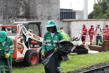 Emsirva y Alcaldía de Cali unen fuerzas para recuperar cuatro puntos críticos de arrojo clandestino de residuos en el corredor de la calle 25