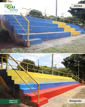 Nos pusimos la 10 en el barrio Unión de Vivienda Popular: recuperamos la cancha Cristo Maestre, cuna del fútbol caleño
