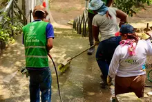 ‘Promotores Mi Cali Bella’ intervienen y optimizan el Parque de las Caracolas 
