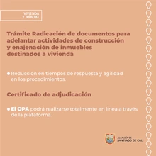 Mejoras implementadas en los trámites y OPAS
