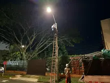La Hacienda brilla de nuevo: 417 luminarias led renuevan su alumbrado  público