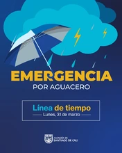 Así fue la gestión frente emergencia por aguacero del lunes 31 de marzo