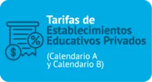 Botón Tarifas Calendario